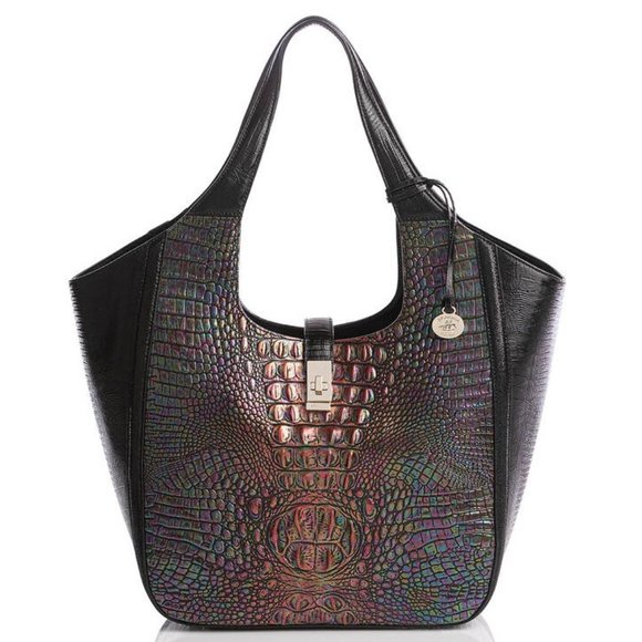 Brahmin Carla Black Pearl Bonnette - Picture 10 of 11